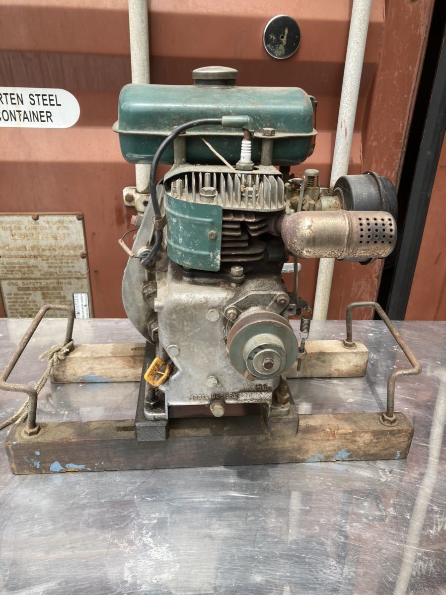 アンティーク】昭和の管理機 シバウラ エンジンGE-13SK アンティーク】昭和の管理機 シバウラ エンジンGE-13SK