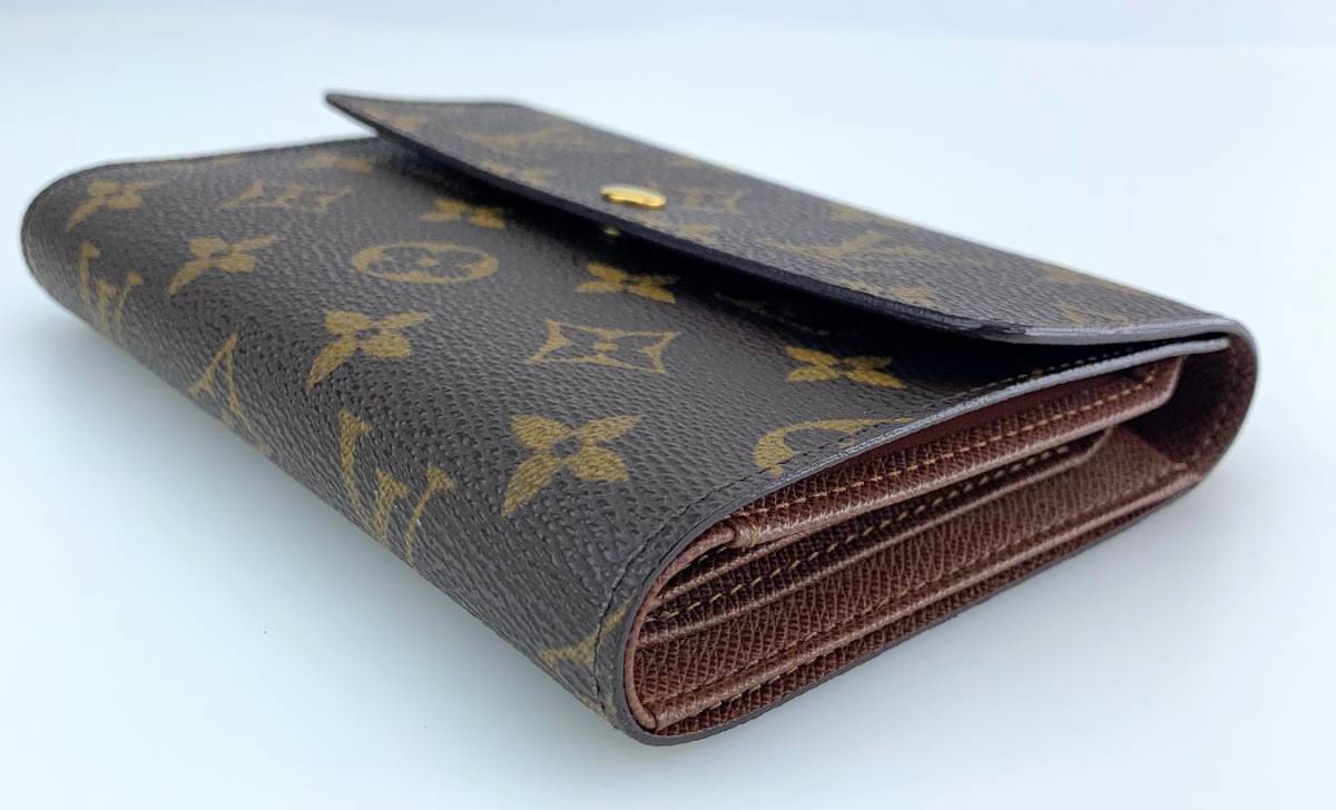 美品】ルイヴィトン 財布 モノグラム ポルト トレゾール エテュイ 