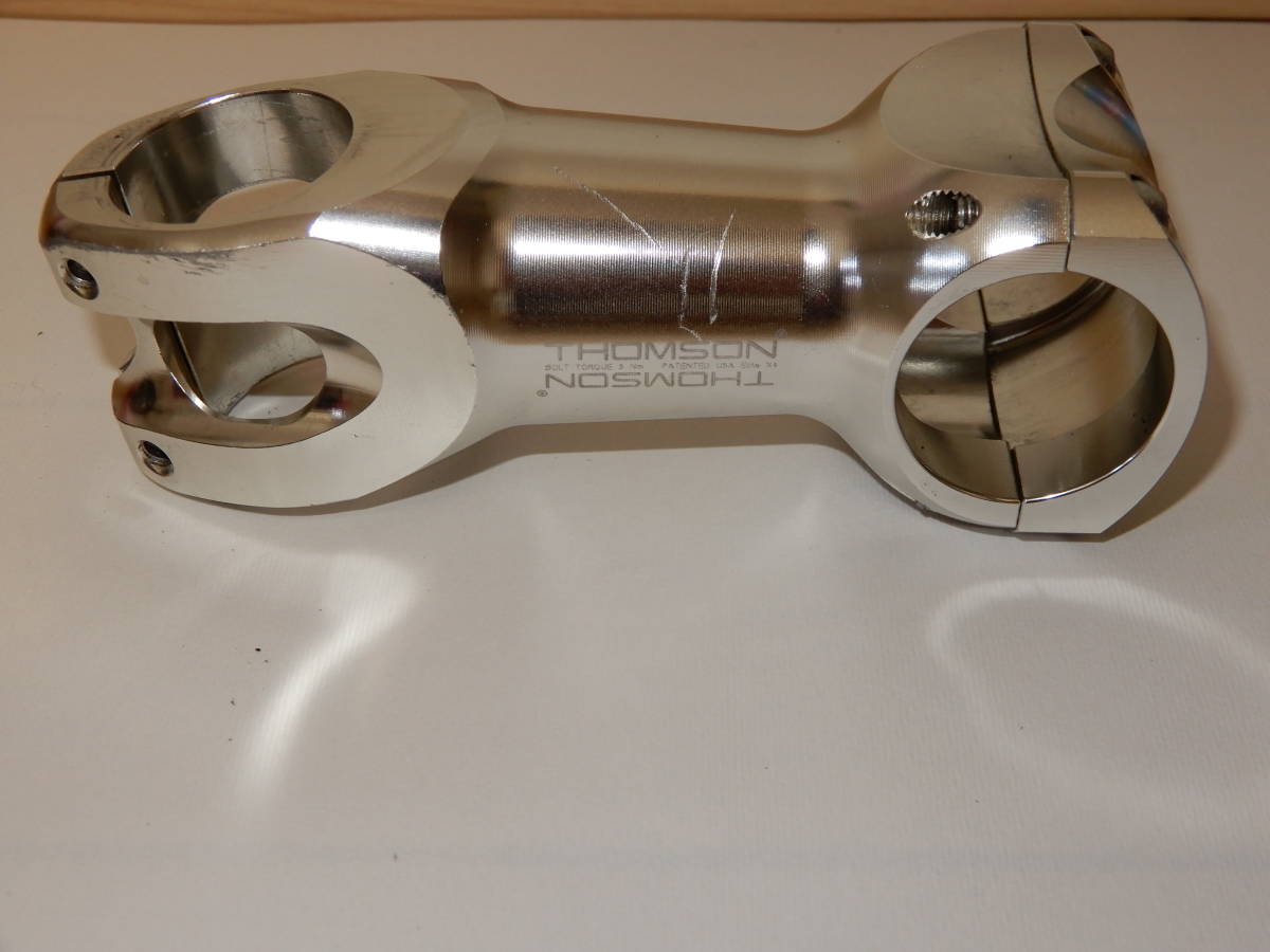 THOMSON elite x4 ステム 90mm (31.8mm/10°/シルバー) ピストバイク 