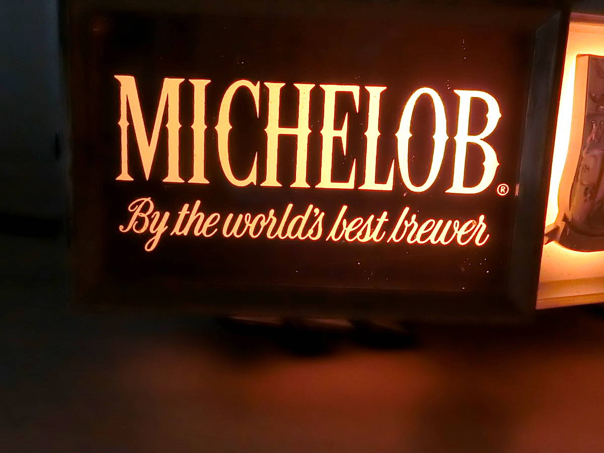 ミケロブ - Michelob 看板 MICHELOB ビール ライトサイン ビールの中古 