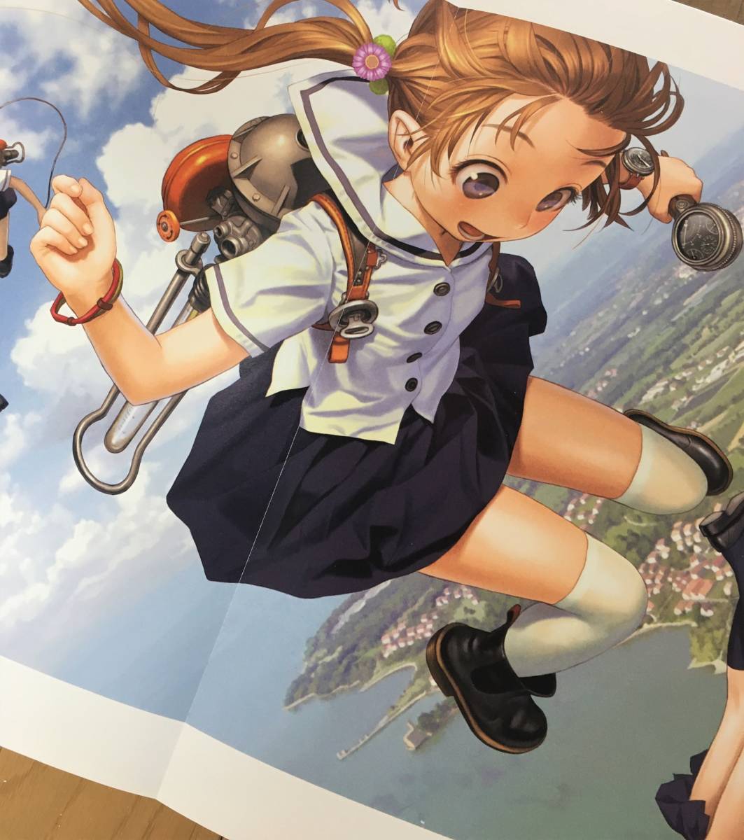 ドル誌 ピンナップ ポスター 村田蓮爾】両面ピンナップポスター(61.6㎝×29.7㎝)コミック『138゜E