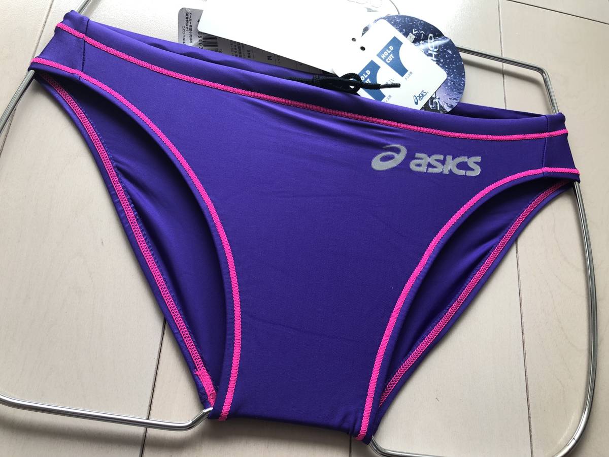 asics AMA417 38ディープバイオレット 撥水SPLASHER ハイレグHOLD-CUT 