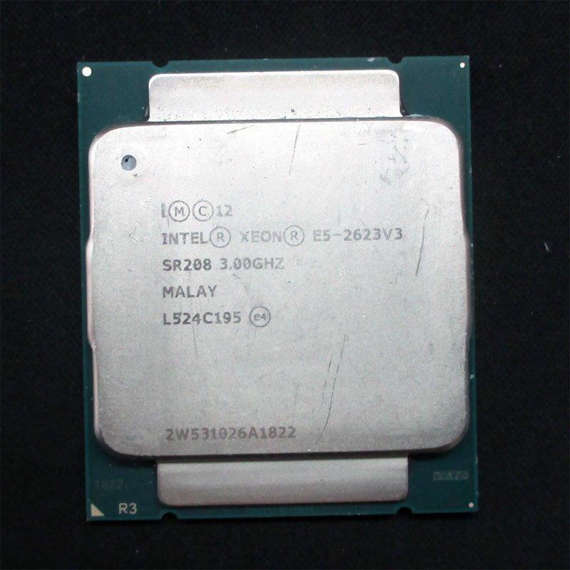 人気，高品質 現状渡し品 第4世代 XEON INTEL SR208 Xeon E5-2623 V3 3.0GHz/4C/8T/Haswell ターボブースト時 3.5G #SR208(Xeon)｜売買されたオークション情報、yahooの商品情報をアーカイブ公開 - オークファン Xeon