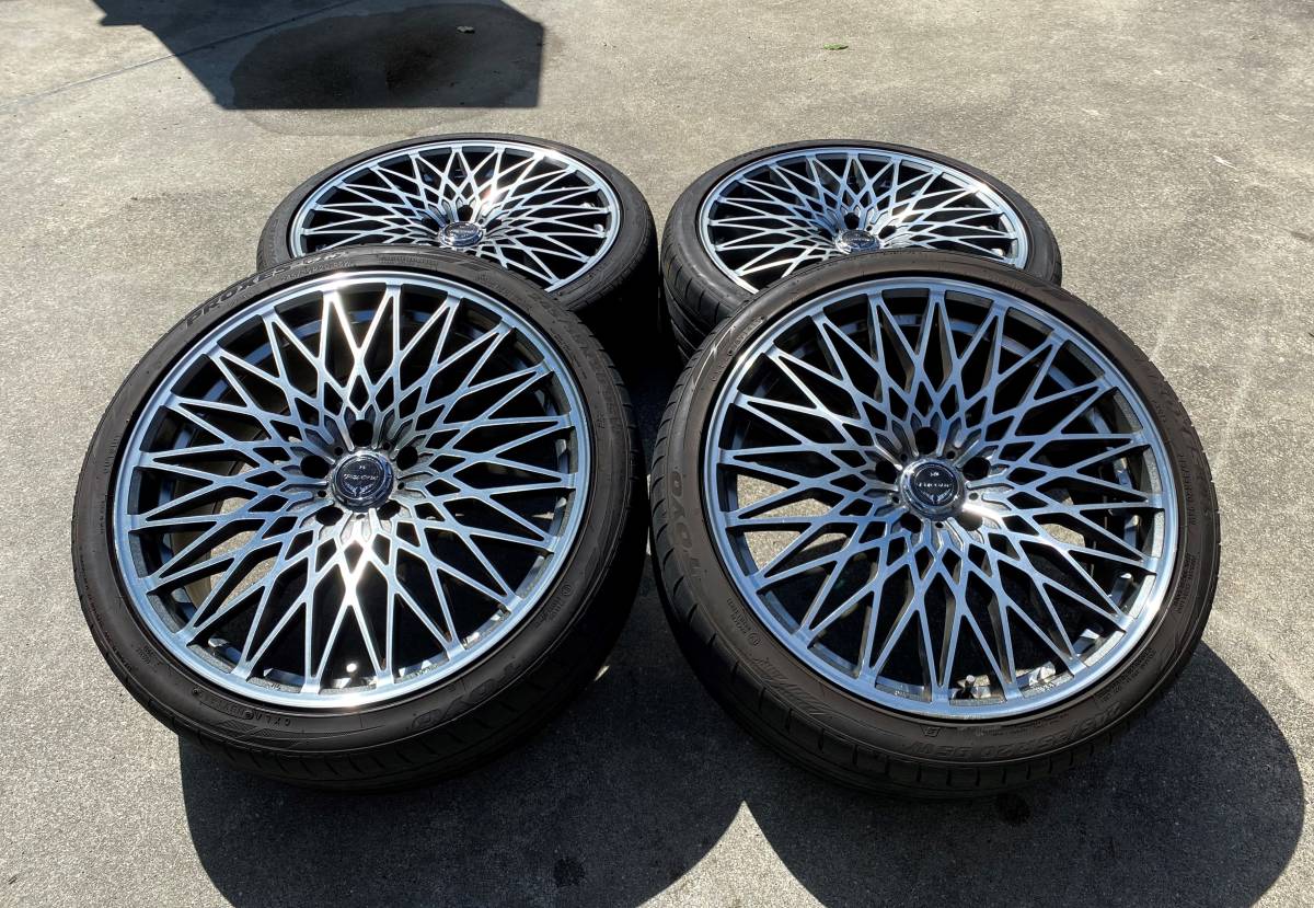 100%新品，人気 バリ山 ロクサーニ パヴォーネ 20インチ アルミ ホイール 2019年製 TOYO PROXES C1S 20&times;8.5J +45 +35 5穴 114.3 245/35R20 アルファード(ラジアルタイヤ)｜売買されたオークション情報、yahooの商品情報を 5穴