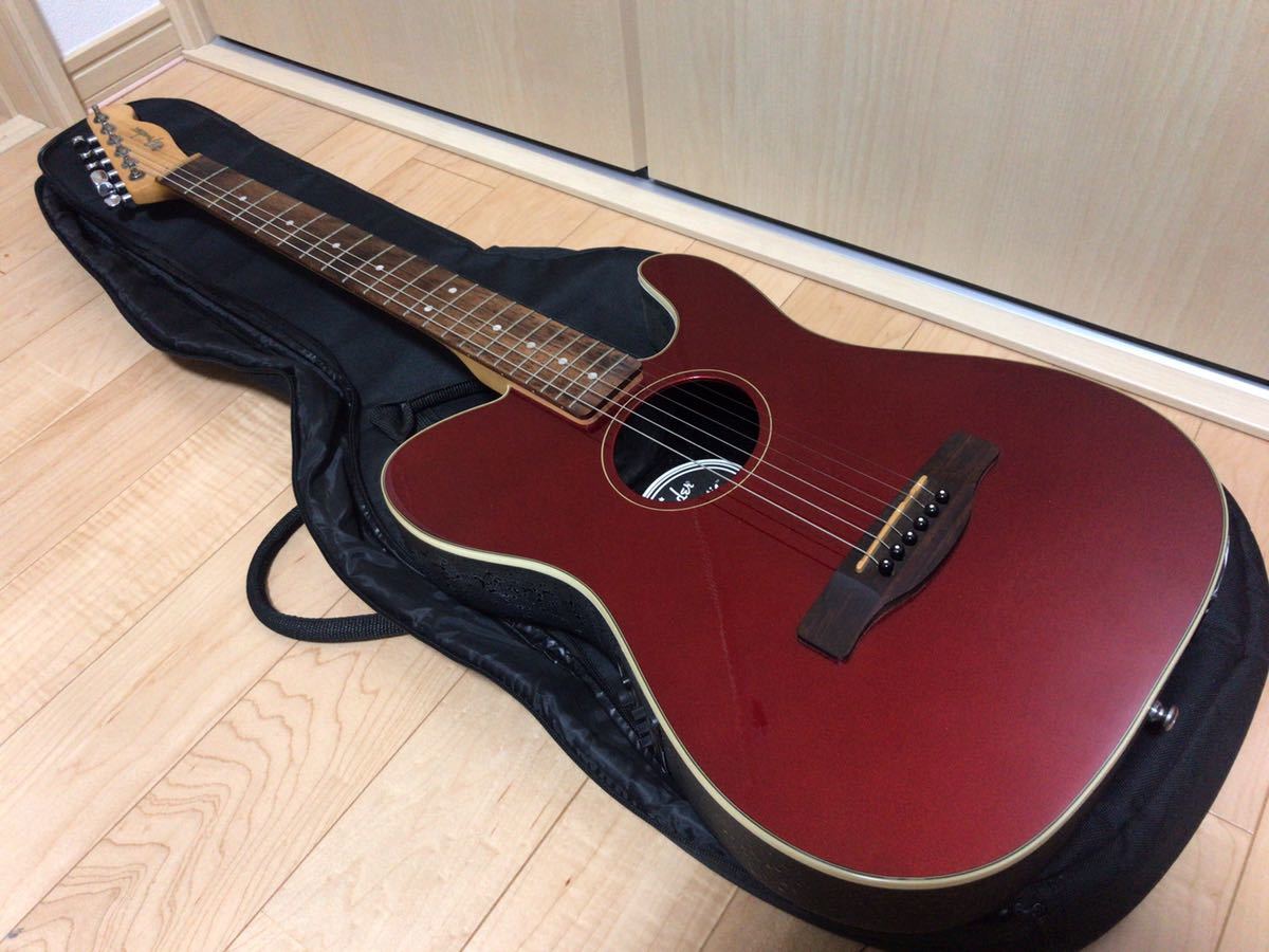 Fender TELECOUSTIC FISHMAN搭載 純正ソフトケース付 エレアコ 【公式 