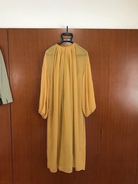 ■新品未使用 ELIN シアーレイヤード ワンピース ドレス 38 タグ付き