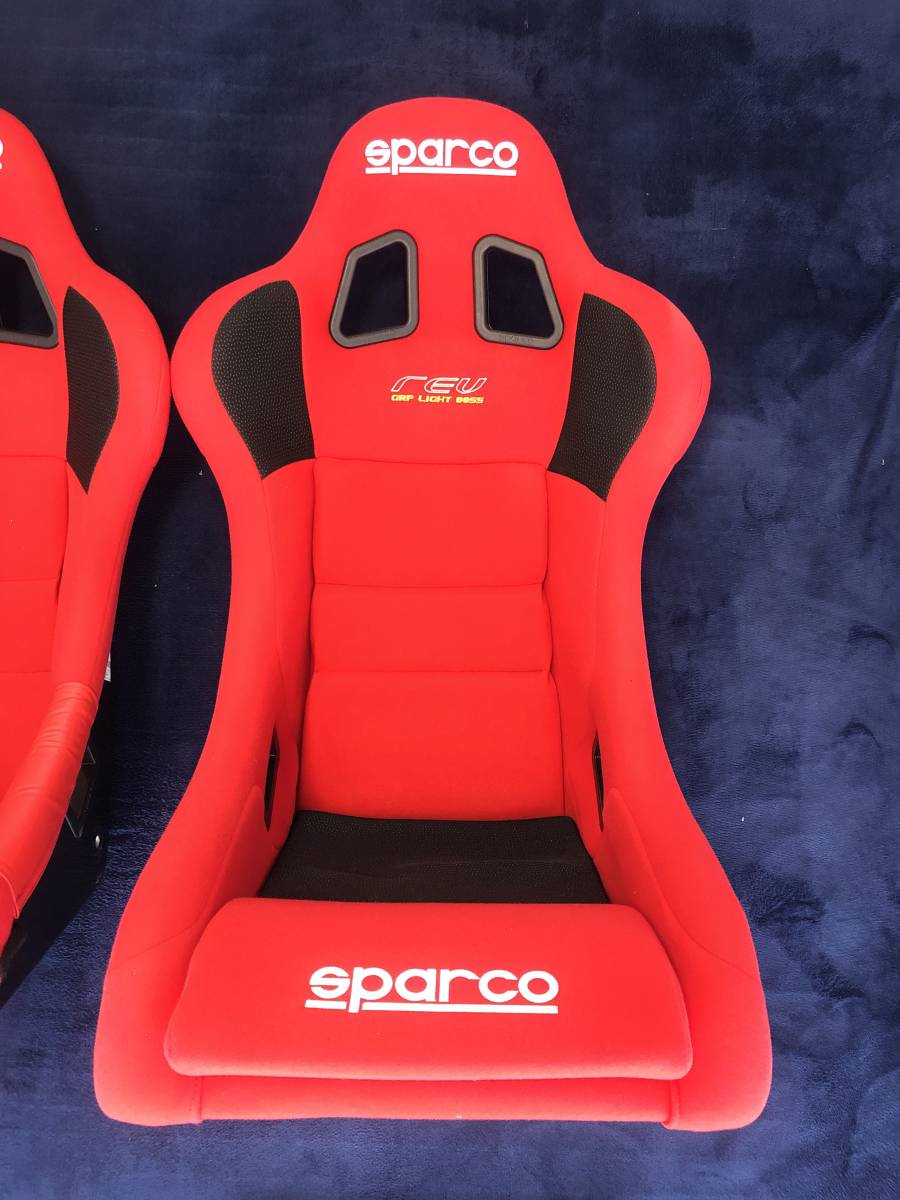 70脚限定品 絶版 スパルコ フルバケットシート SPARCO REV RS ロッソ 