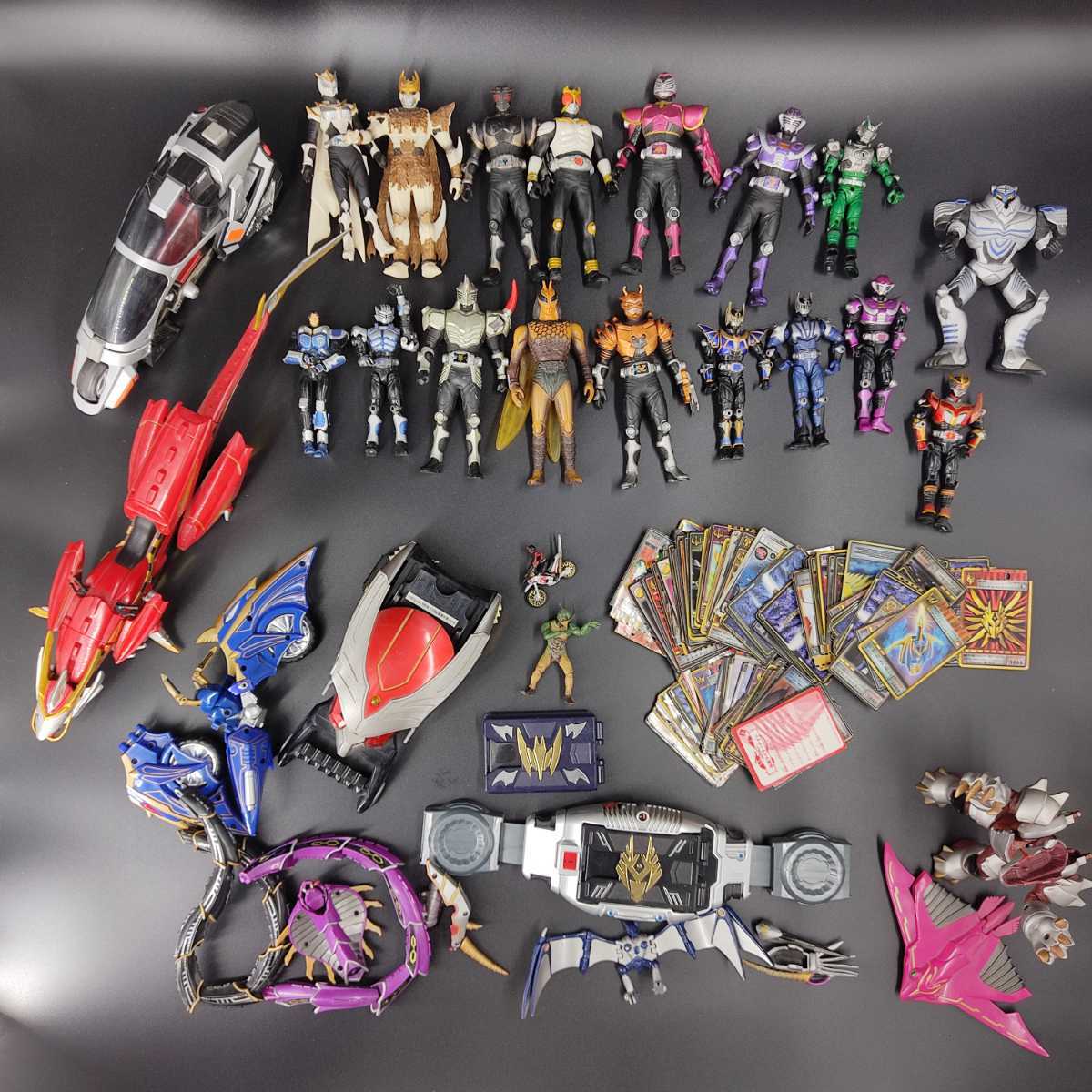 未検品ジャンクまとめ】仮面ライダー 龍騎 ソフビ ライダーベルト 