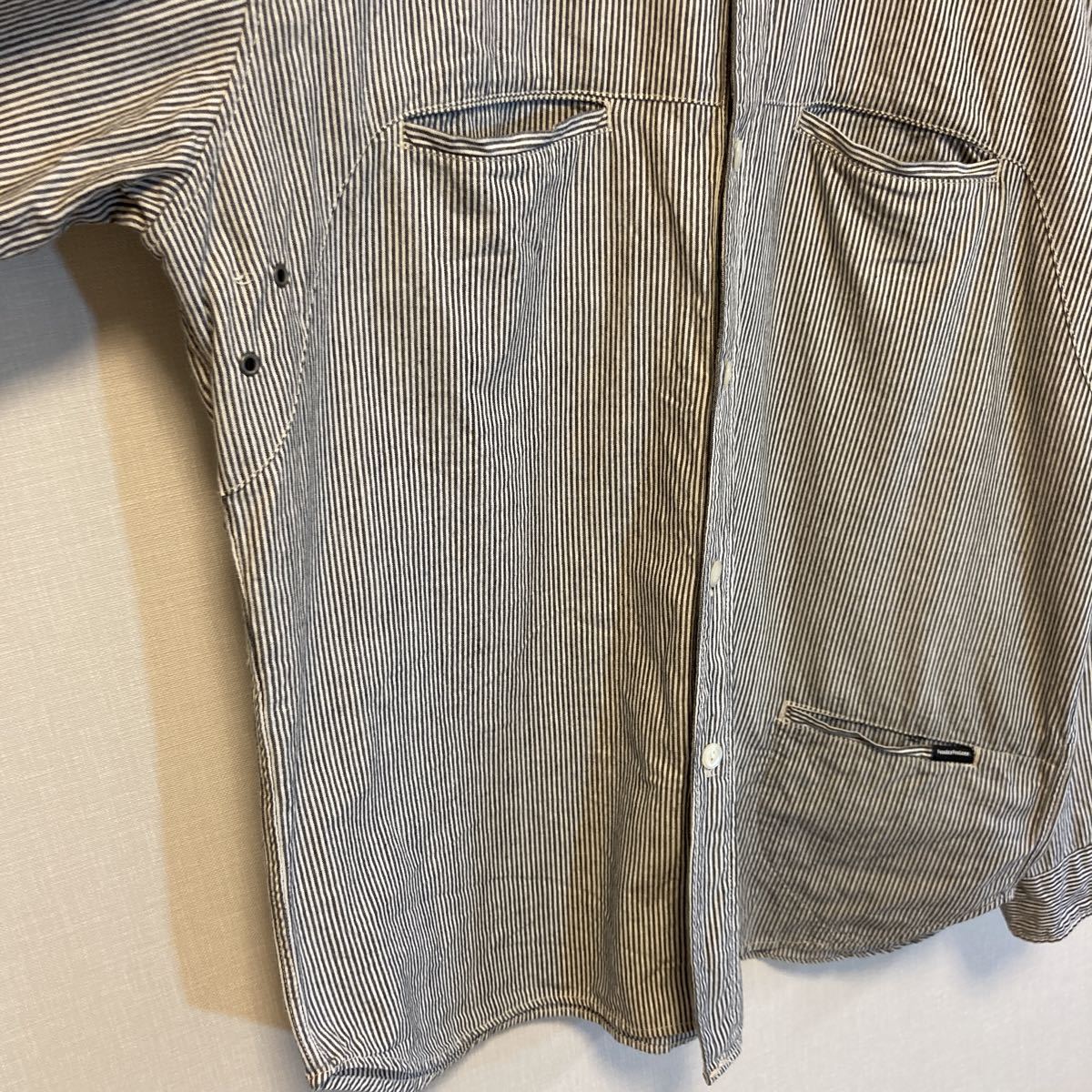 ポストオーバーオールズ POST O'ALLS /ワークシャツ /長袖 /ヒッコリー