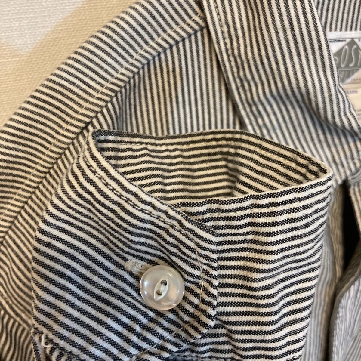 ポストオーバーオールズ POST O'ALLS /ワークシャツ /長袖 /ヒッコリー