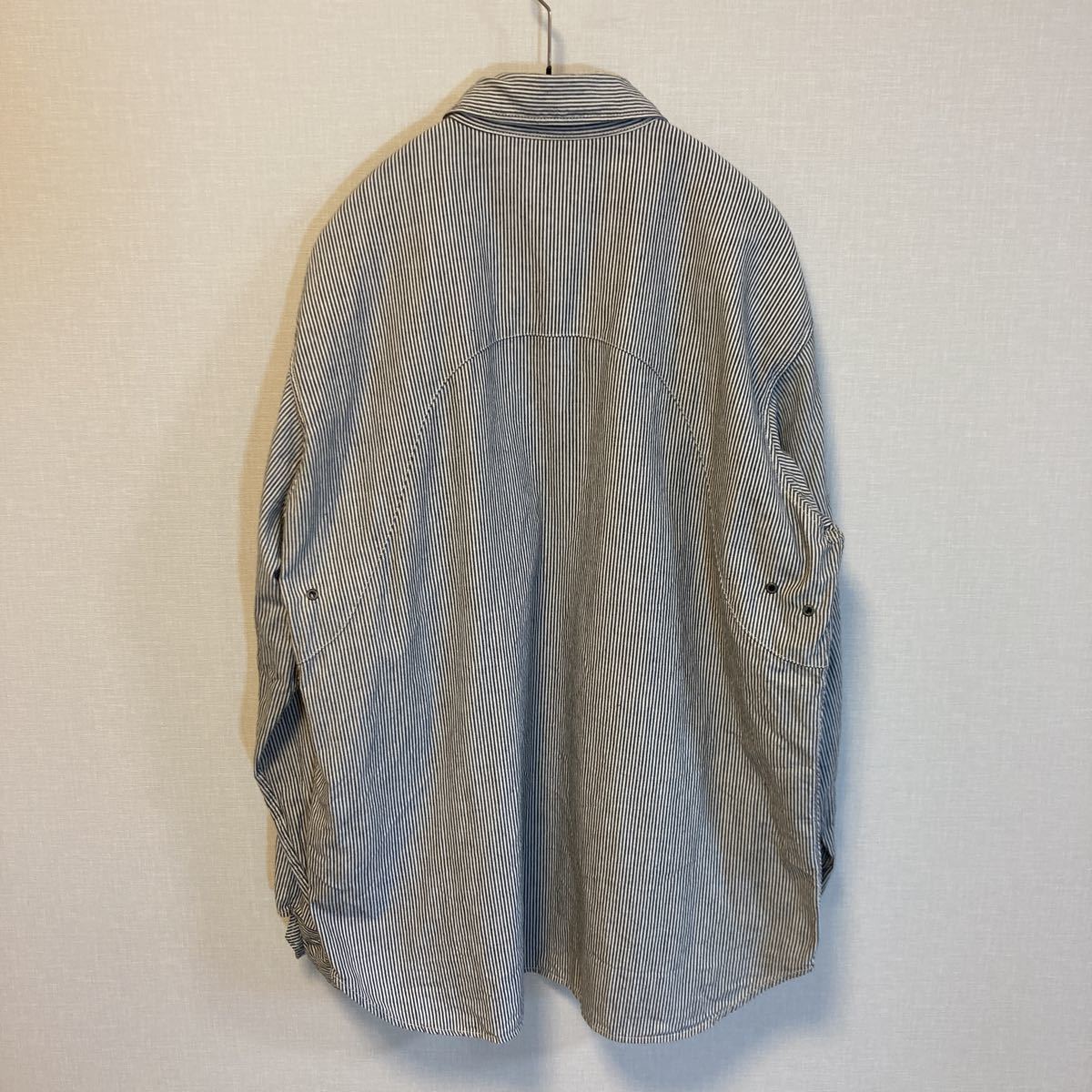 ポストオーバーオールズ POST O'ALLS /ワークシャツ /長袖 /ヒッコリー
