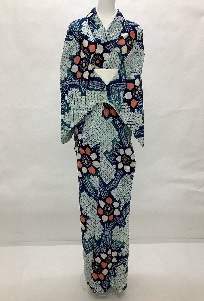 きものcocon★有松・鳴海絞り高級浴衣★夏物/綿/緑系/身丈154/裄62.5【6-13-3K-1177-a】 有松鳴海絞り 浴衣 | 有松絞り浴衣 ゆかた 読みもの｜スタッフ対談「有松鳴海絞りゆかたの魅力」