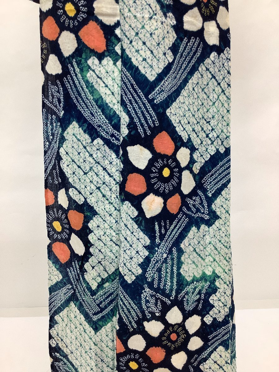 きものcocon★有松・鳴海絞り高級浴衣★夏物/綿/緑系/身丈154/裄62.5【6-13-3K-1177-a】 有松鳴海絞り 浴衣 | 有松絞り浴衣 ゆかた 読みもの｜スタッフ対談「有松鳴海絞りゆかたの魅力」