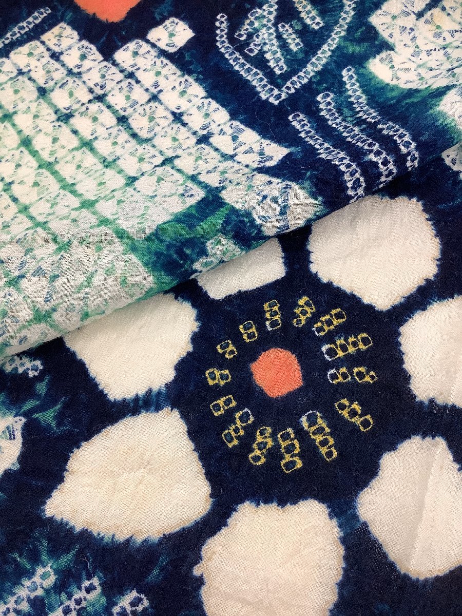 きものcocon★有松・鳴海絞り高級浴衣★夏物/綿/緑系/身丈154/裄62.5【6-13-3K-1177-a】 有松鳴海絞り 浴衣 | 有松絞り浴衣 ゆかた 読みもの｜スタッフ対談「有松鳴海絞りゆかたの魅力」