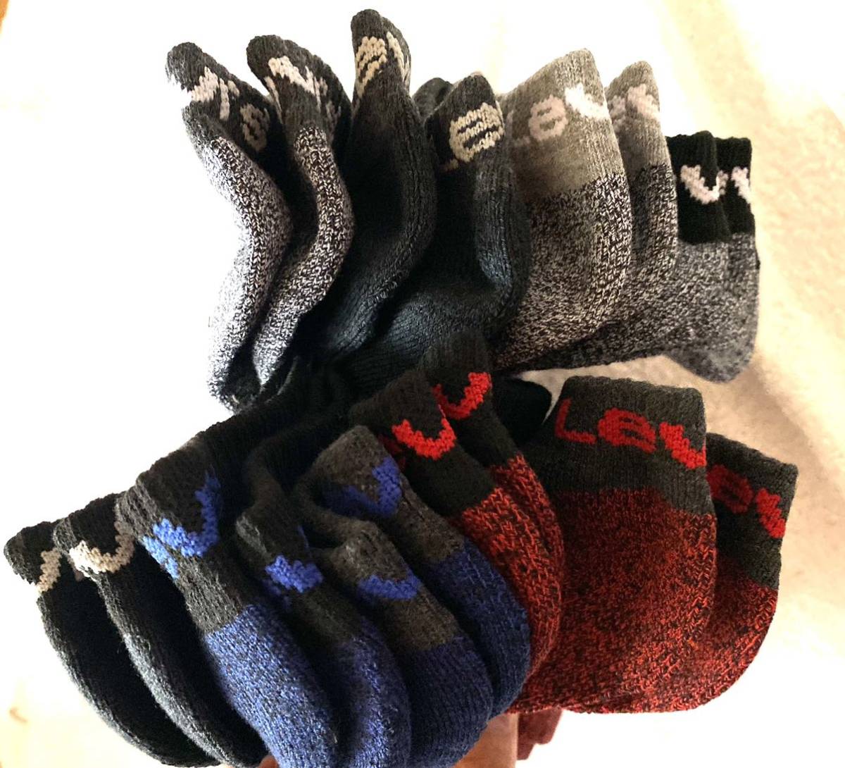 サミット＊ボンボラン＊ハイソックス＊ネイビー2足組＊S 新品