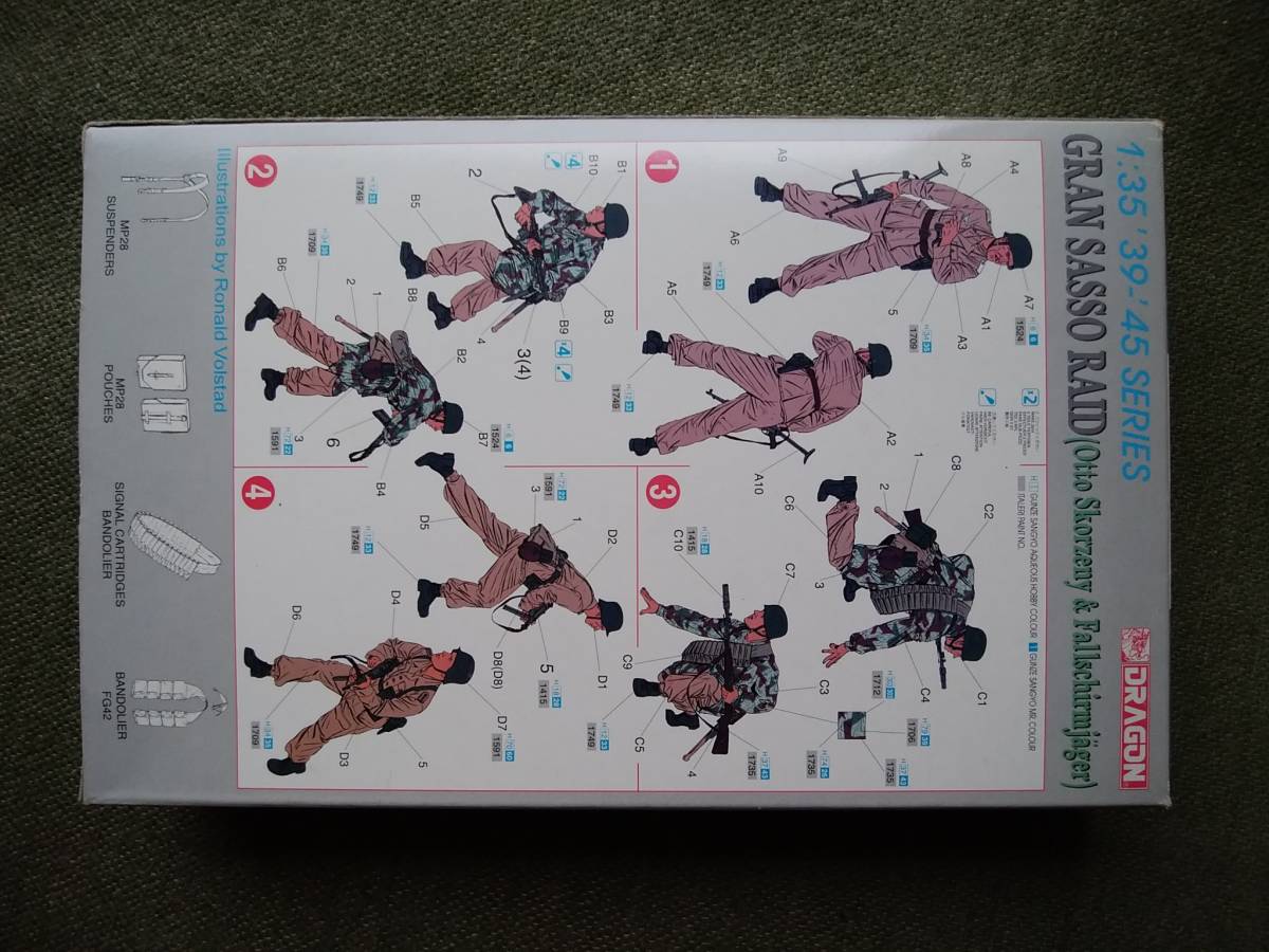ドラゴン 1 35 Nr 6094 グラン サッソ強襲 オットー スコルツェニーと降下猟兵 戦車 軍用車両 売買されたオークション情報 Yahooの商品情報をアーカイブ公開 オークファン Aucfan Com