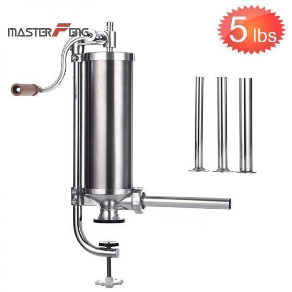 業務用 ソーセージ充填機 ソーセージ製造機 ハム充填機 手動 家庭用にも 容量2.5kg