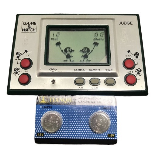 ジャッジ JUDGE 偏光板交換済み 新品電池付き 任天堂 ニンテンドー ゲームウォッチ ゲーム&ウォッチ [A12063]