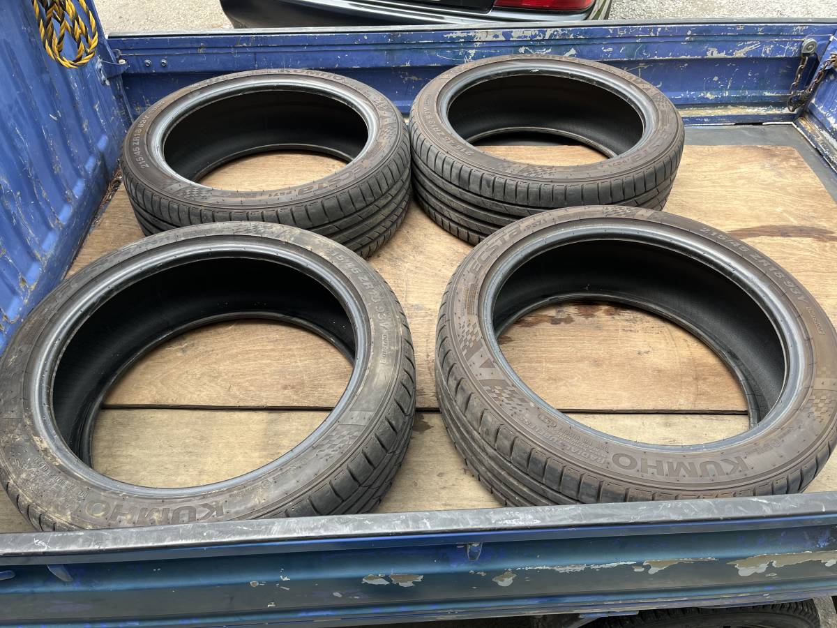 低価，安い Kumho ecsta 215/45R18 タイヤ4本セット(中古品)｜売買されたオークション情報、yahooの商品情報をアーカイブ公開 - オークファン 18インチ