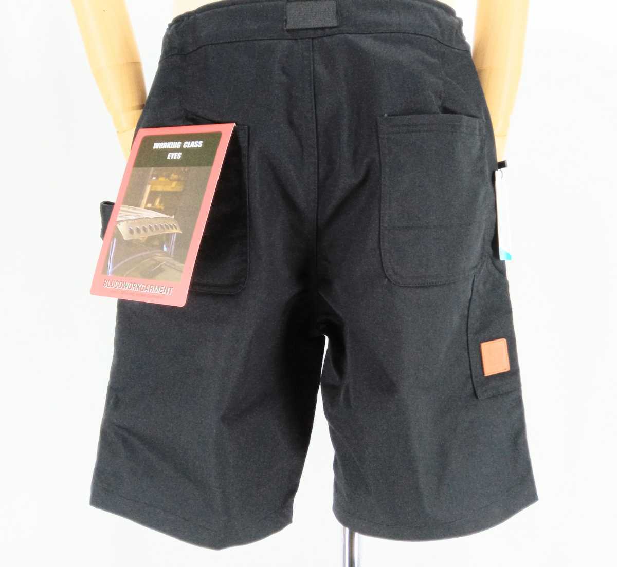 BLUCO WORK GARMENT/ブルコ OL-005D STRETCH W.SHORT/カラー(BLK)サイズL.新品.税込価格.送料無料.ハーレー.チョッパー　
