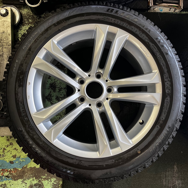 BMW X3 F25 MAK BIMMER スタッドレスセット 18インチ ブリヂストン ブリザック ランフラット 245/50-18 245/50R18 4本