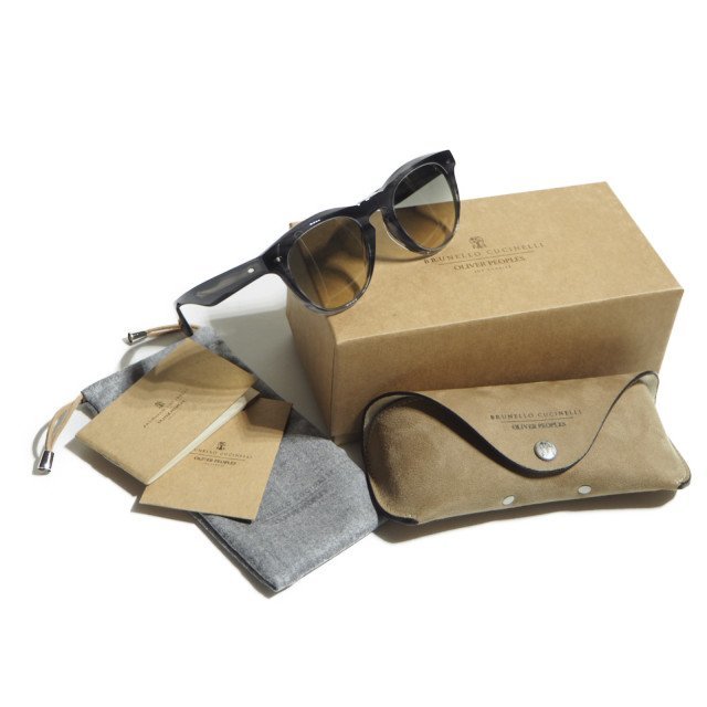 J6664P　▼OLIVER PEOPLES オリバーピープルズ × BRUNELLO CUCINELLI ブルネロクチネリ▼　21AW OV5473SU Nino サングラス グレー rb mks OLIVER PEOPLES オリバーピープルズ 正規販売店 1003L oomiya和歌山