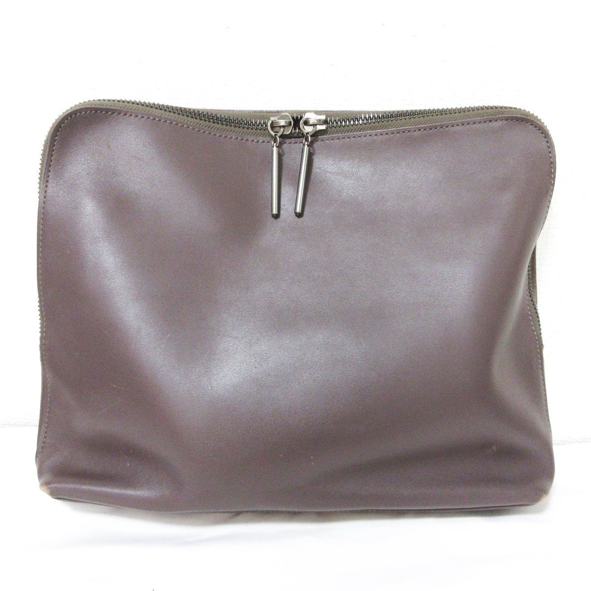 良品 3.1 Phillip Lim 3.1フィリップリム レザー クラッチバッグ 