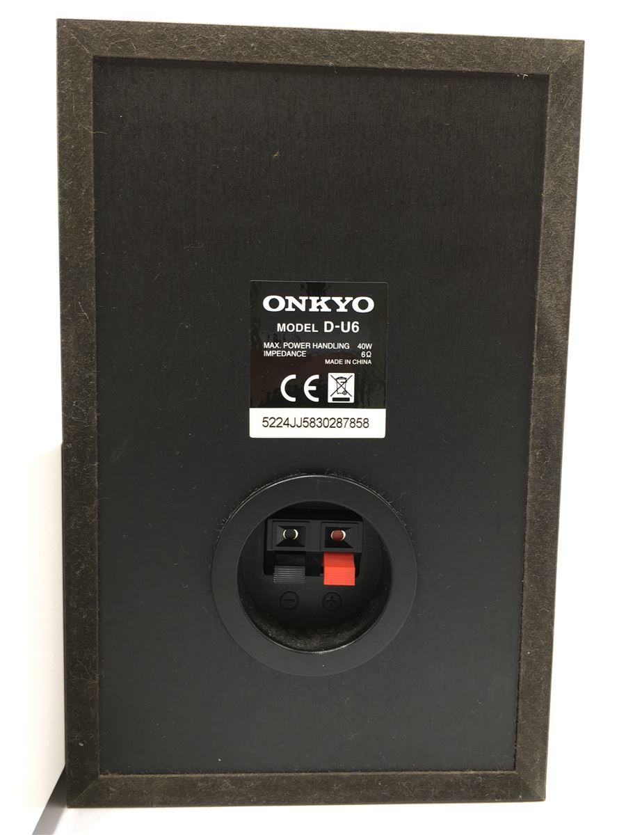 ONKYOスピーカーMODEL　D−U6 安心の送料込み！美品 Onkyo オンキョー D-U6 スピーカー ペア Onkyo