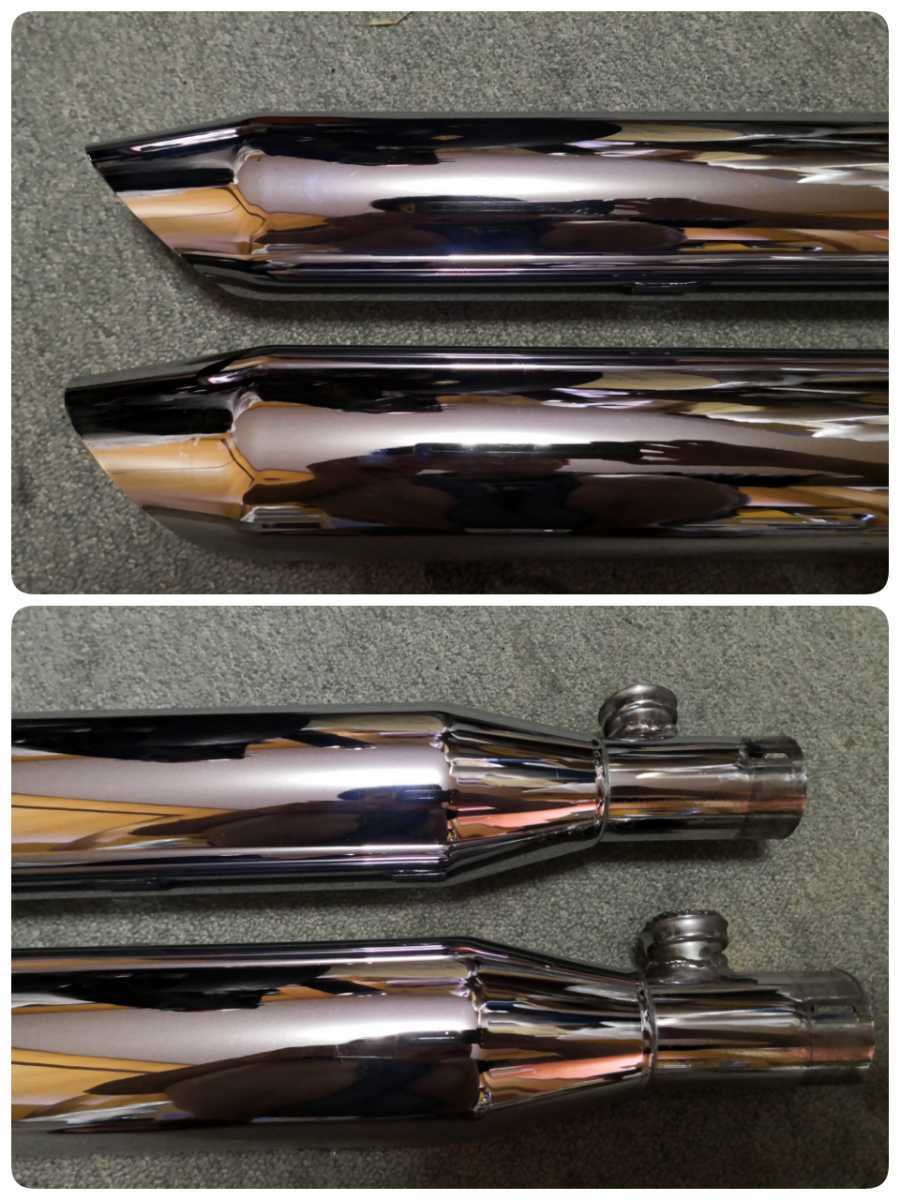 XL1200 883 スポーツスター 04-13 北米マフラー バロニーカット 刻印