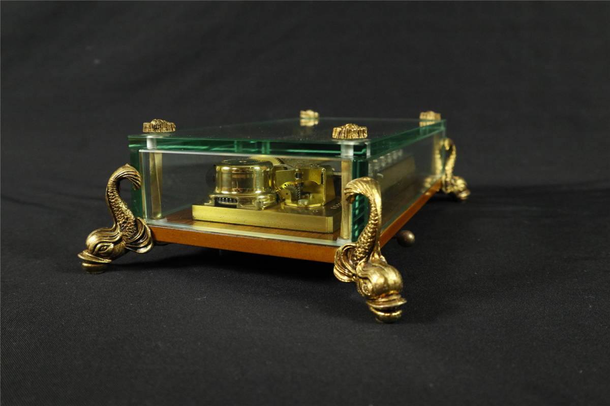REUGE リュージュ オルゴール 72弁 3パート ガラスボックス 動画あり