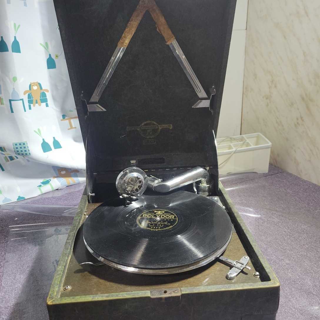 昭和レトロ 蓄音機 Columbia コロンビア MODEL-NO 212音が出ます 現状 