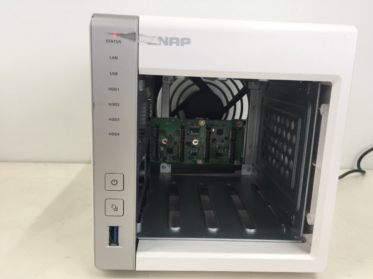 QNAP TS-431 NAS HDDなし 【ケースのみ】 現状品（管2B5） QNAP NAS 4ベイ