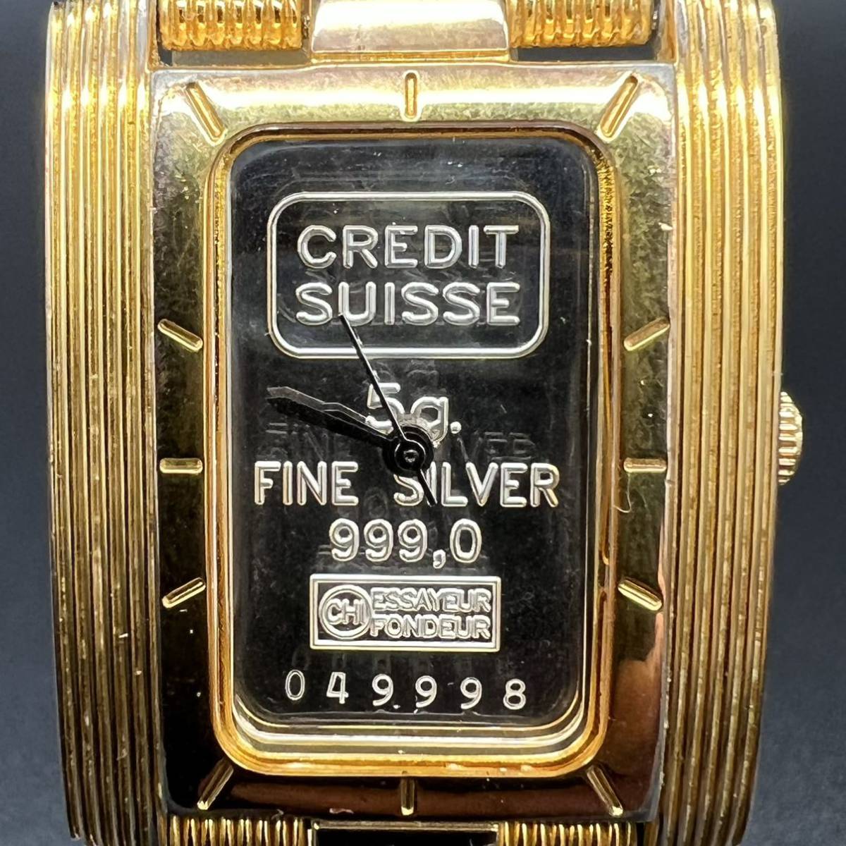CREDIT SUISSE クレディスイスGOLD クォーツ腕時計 ウォッチ
