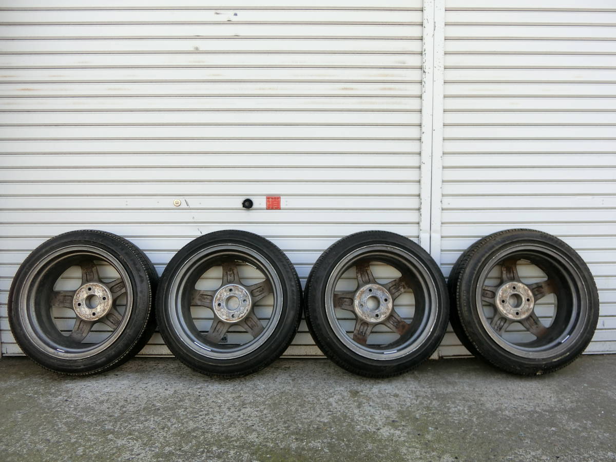トムスC3-R　15インチ2本のみ　タイヤ付き トムスC3-R 15インチ2本のみ タイヤ付き