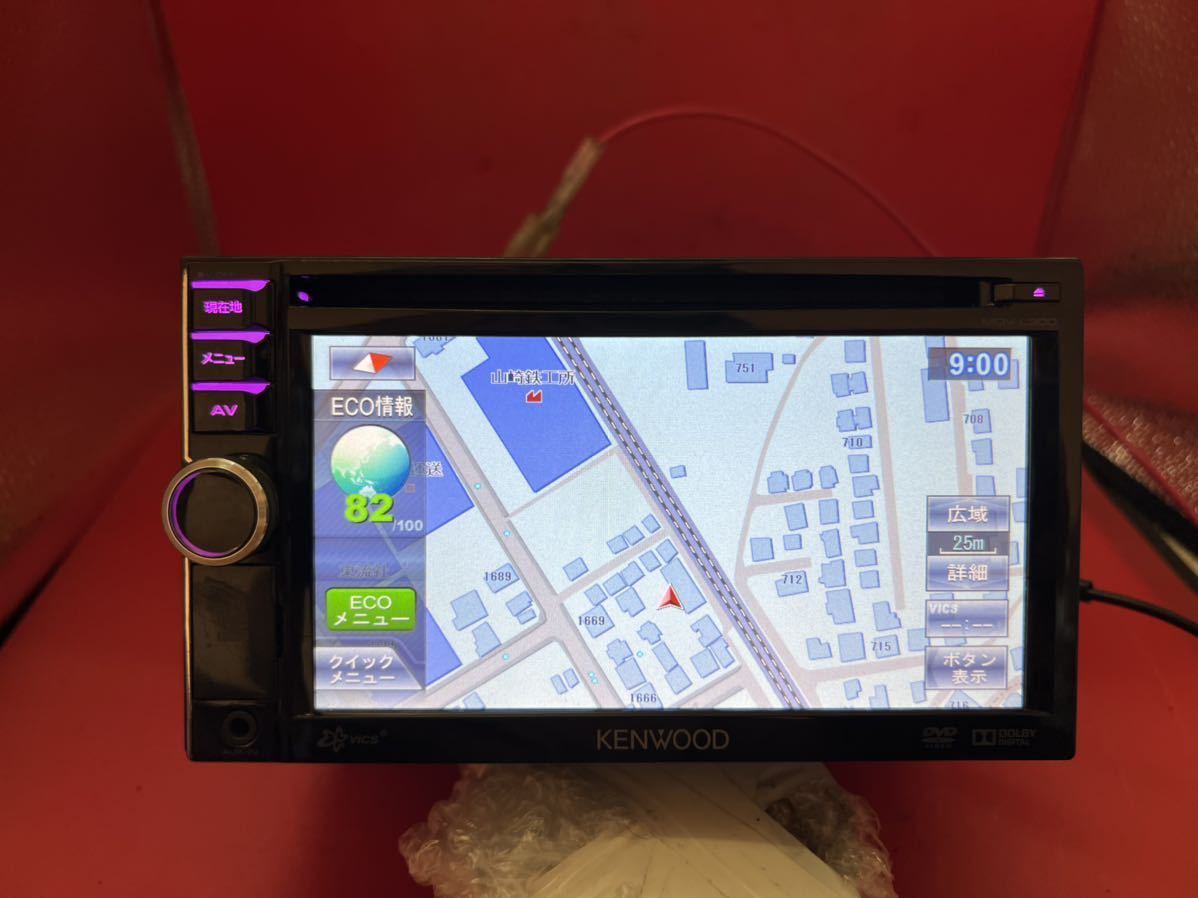 即決☆KENWOOD ケンウッド ワンセグ メモリー ナビ MDV-L300 地図