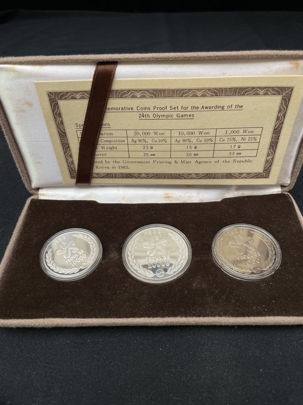 1983年 韓国 ソウルオリンピック記念硬貨 銀貨 31,000ウォン