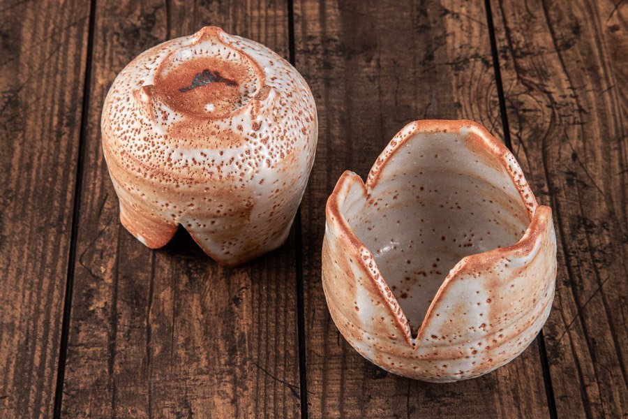 岸本謙仁 志野茶碗 Sman1puncu Sch Id