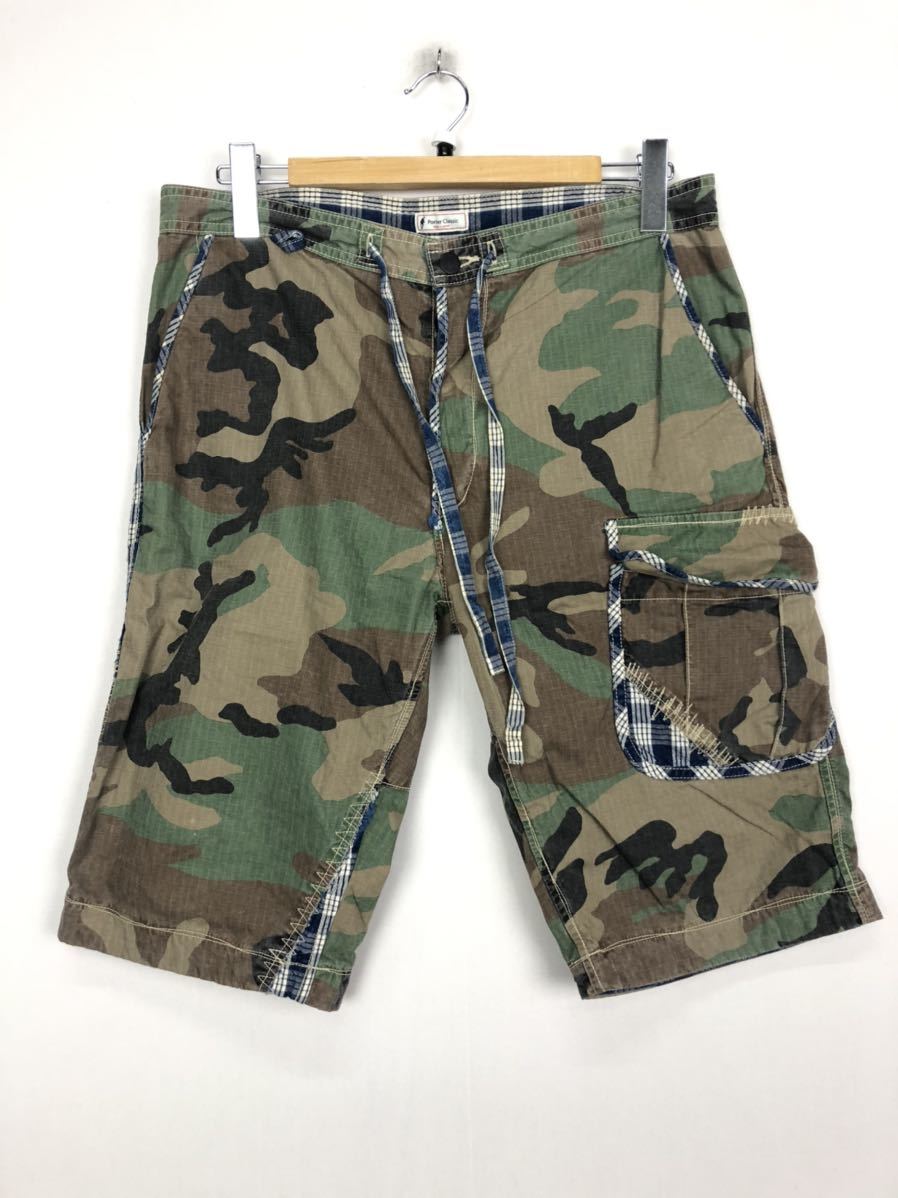 【低価，人気SALE】 Porter Classic ポータークラシック ショートパンツ ハーフパンツ ショーツ カモフラ 迷彩 サイズM 06(Mサイズ)｜売買されたオークション情報、yahooの商品情報をアーカイブ公開 - オークファン Mサイズ