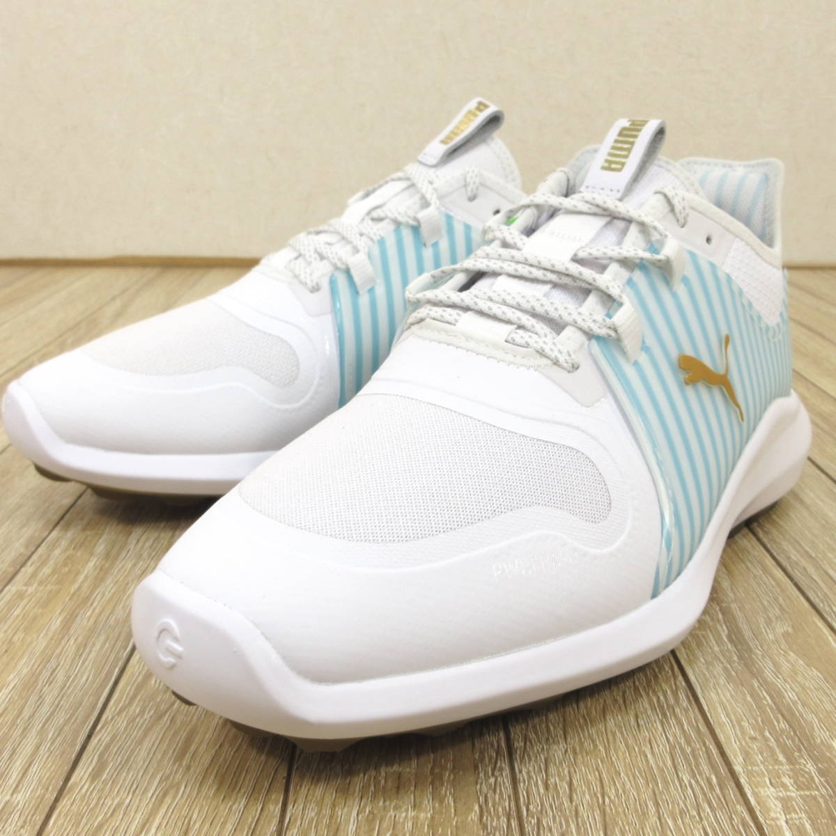 新品◇PUMA GOLF◇防水 IGNITE FASTEN8 シアサッカー スパイクレス