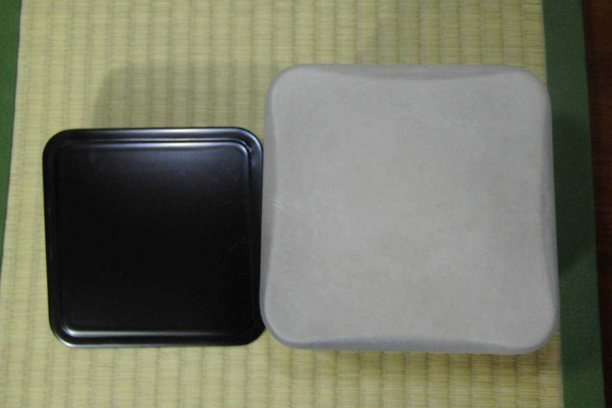 水指 茶道具 工芸品 イ225 水指『平井 依』『硝子ガラス 共箱』茶道具