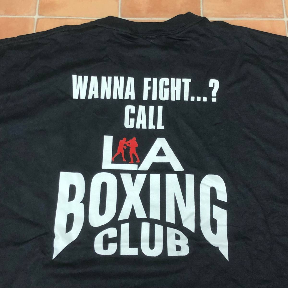 LAボクシングジム サイズ：XXL ブラック ヘインズ ビッグサイズ ロサンゼルス購入 LA BOXING GYM LOS ANGELES ...