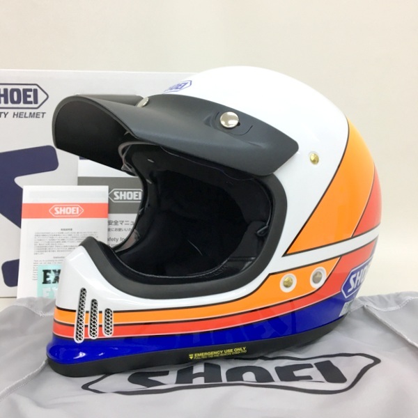 SHOEI EX-ZERO EQUATION オフロードヘルメット 美品 2021年製 除菌消臭  