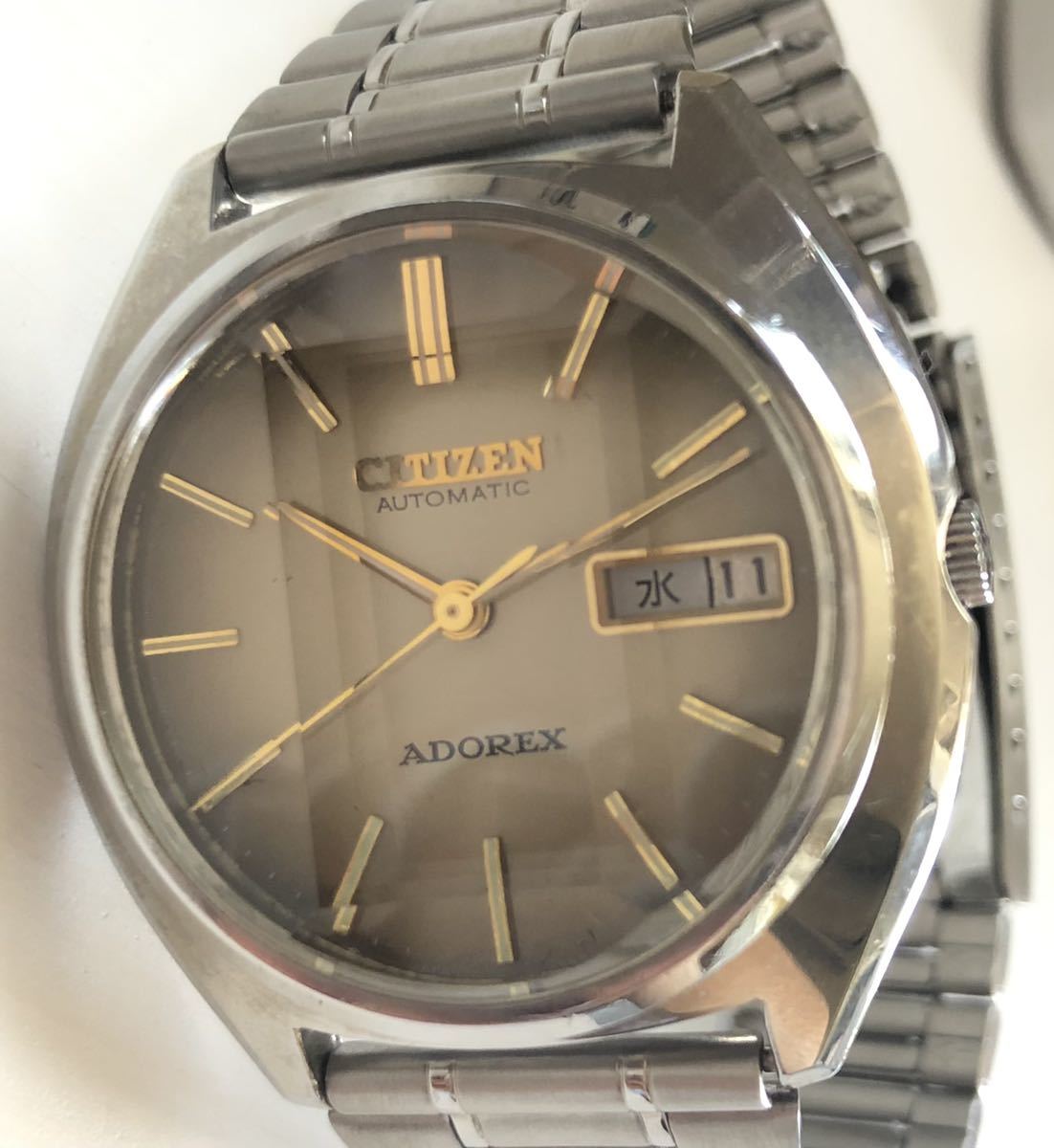 1円~ A CITIZEN シチズン ADOREX アドレックス 自動巻き デイデイト