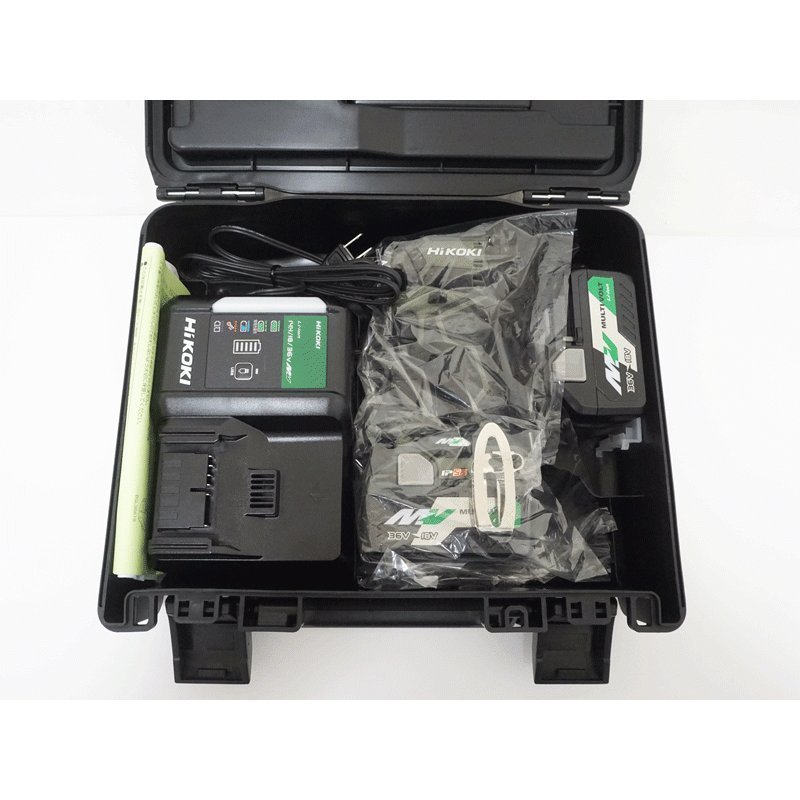 新品未使用 領収書可 Hikoki WH36DC 2XPG 36V UC18YDL2 ハイコーキ 充電式インパクトドライバ フォレストグリーン バッテリー×2