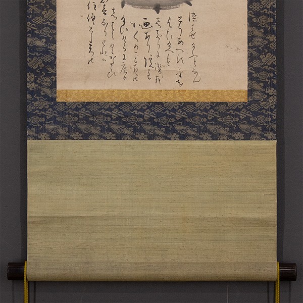 模写】□掛軸〈松平定信(松平楽翁)〉書 画讃 在銘 時代 仏画 人物図