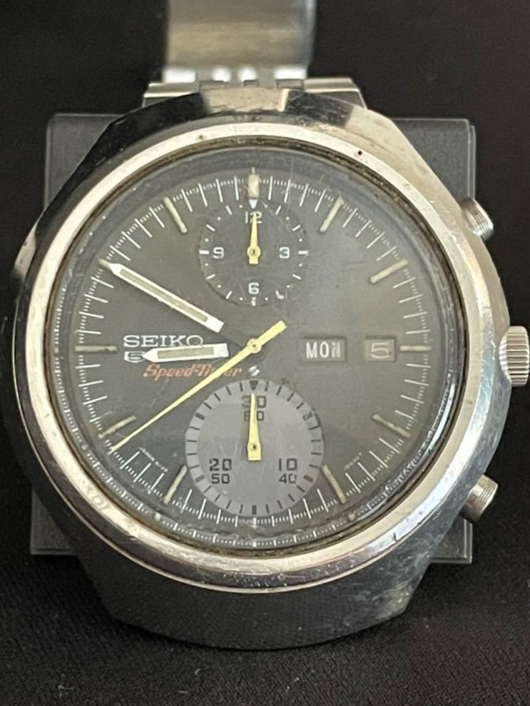 驚きの破格値，安い SEIKO セイコー5 スピードタイマー 自動巻き クロノグラフ 6138-0020 メンズ腕時計(セイコー)｜売買されたオークション情報、yahooの商品情報をアーカイブ公開 - オークファン その他