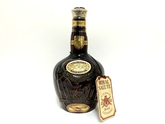 ◎古酒 ウイスキー ROYAL SALUTE 21YEAES OLD ロイヤルサルート21年 茶