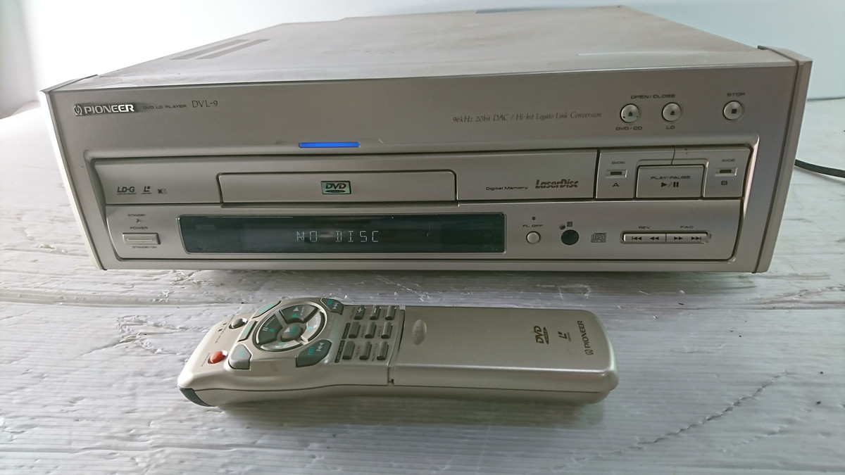 パイオニア DVL-K88 レーザー PIONEER ① DVD⁄LDプレーヤー リモコン