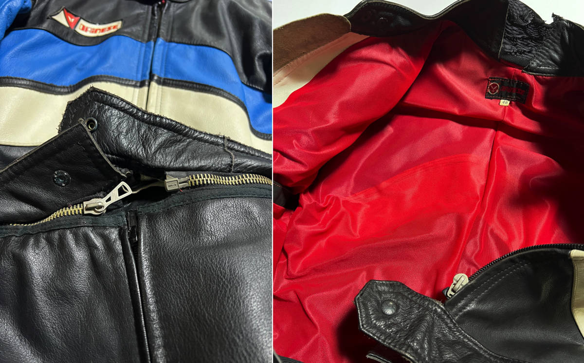 ヴィンテージ イタリア製 ダイネーゼ レーシングスーツ DAINESE バイク 