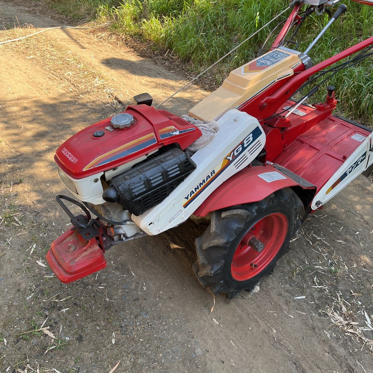 中古 YANMAR ヤンマー 耕うん機 YG8 耕運機 耕耘機 管理機 ガソリン